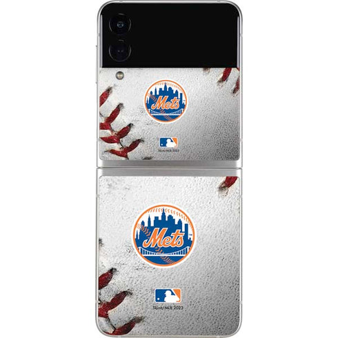 MLB New York Mets Game Ball Galaxy Z Flip4 5G Skin
